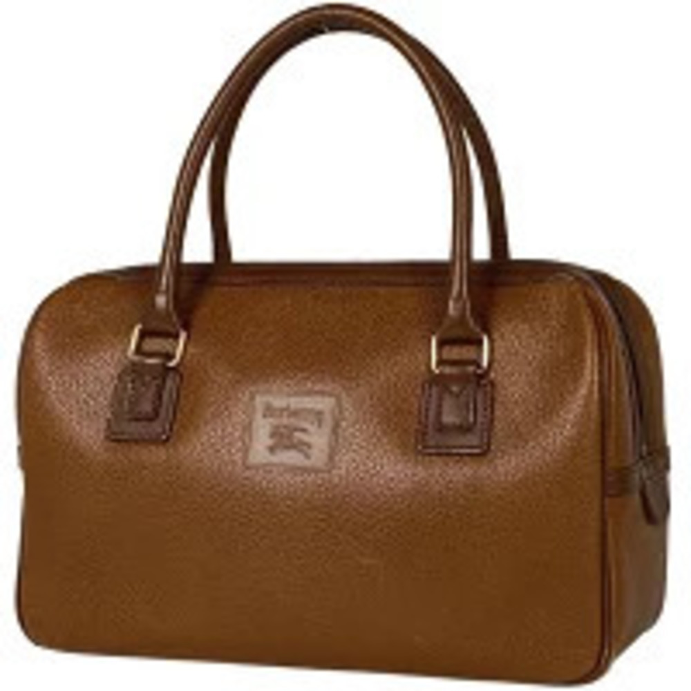 Burberry handbag Boston leather brown